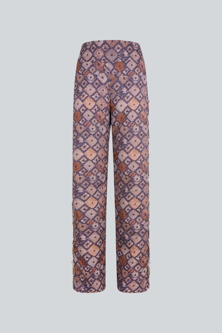 Pantalón de corte recto a la cintura