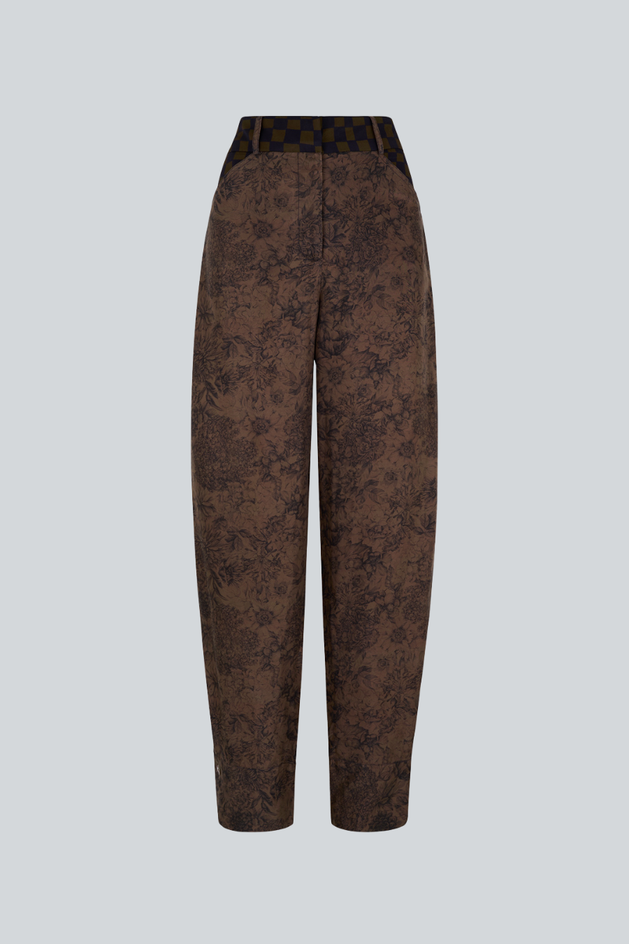 Pantalón Jungle de cintura alta con pierna recta y corte barrel