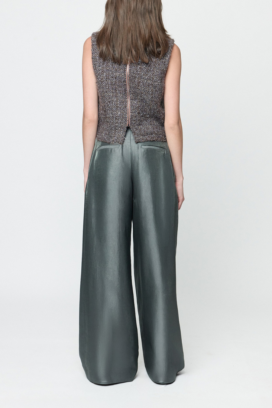 Pantalón Ladon con sobrefalda asimétrica Sandra Weil