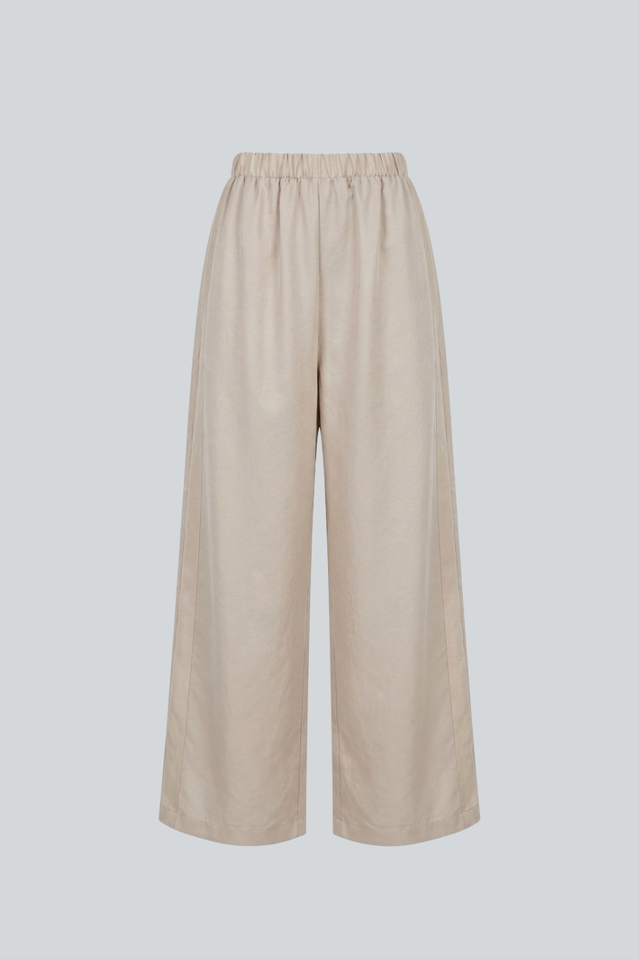 Pantalón Satyn Lyra Ivory  de Entos, pantalón largo de satén color marrón