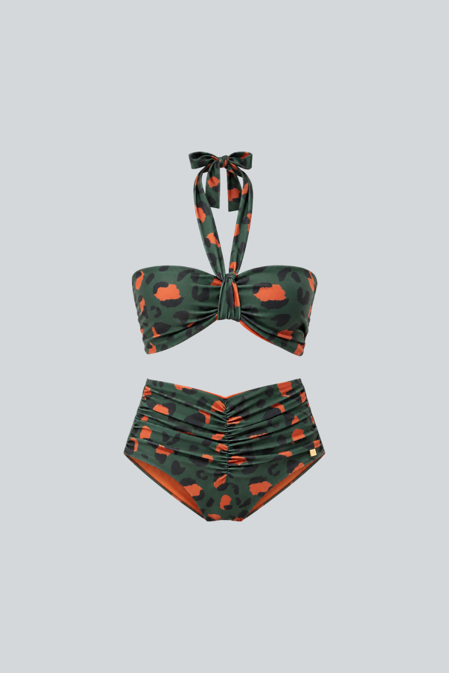 Top de bikini Penélope Careyes de SG ELEAZAR con estampado cheetah. El bottom se vende por separado para crear una combinación personalizada.