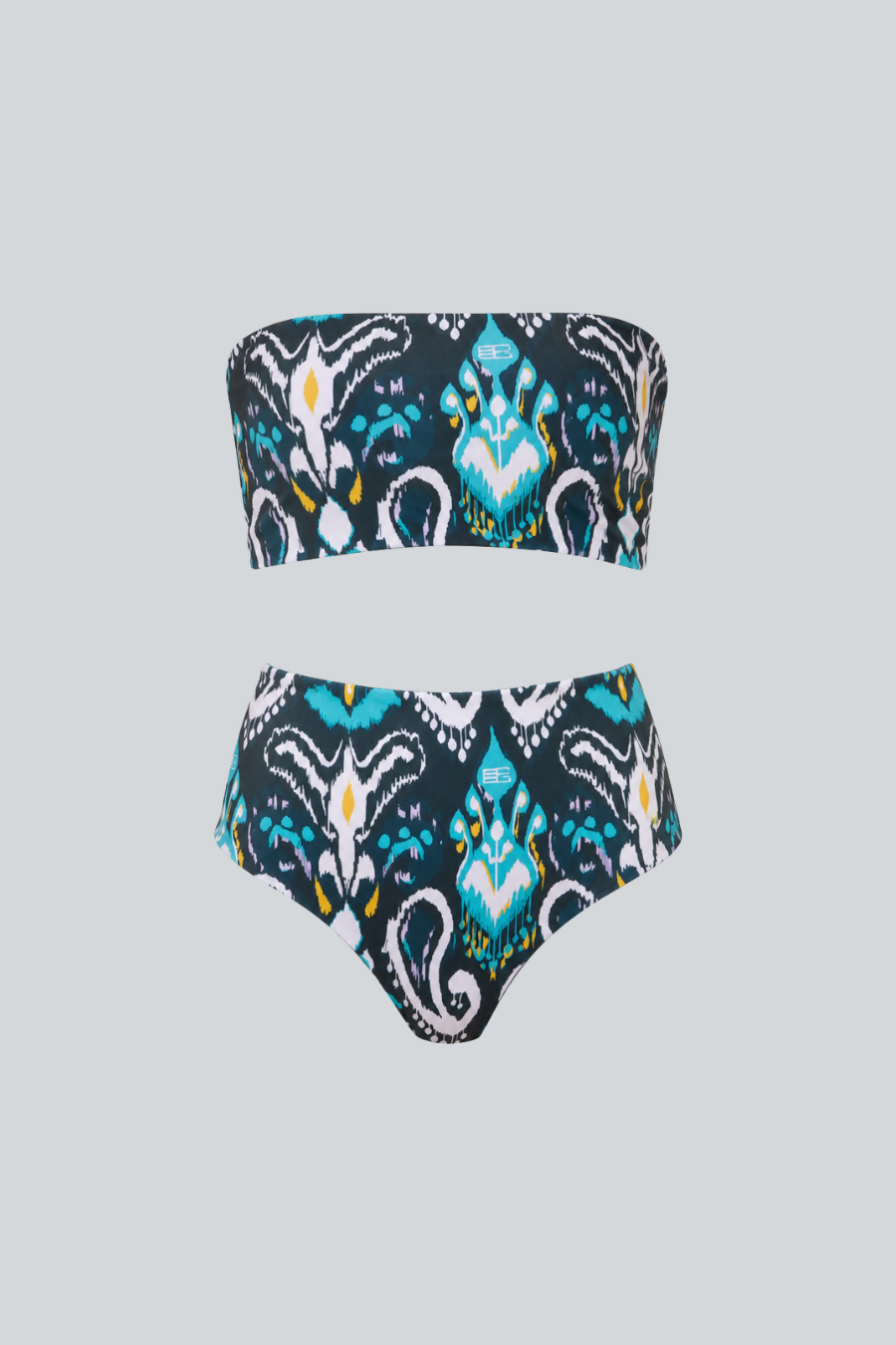 Bikini Penelope Maui Mini de Dew SG Eleazar con estampado paisley en tonos azules