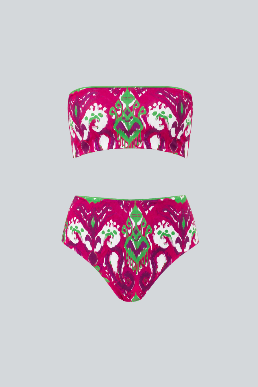 Bikini Penelope Maui Mini de Dew SG Eleazar con estampado paisley en tonos rosas