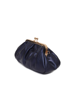 BOLSO REGINA MINI METALIZADA AZUL