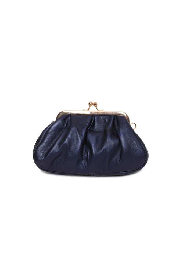 BOLSO REGINA MINI METALIZADA AZUL