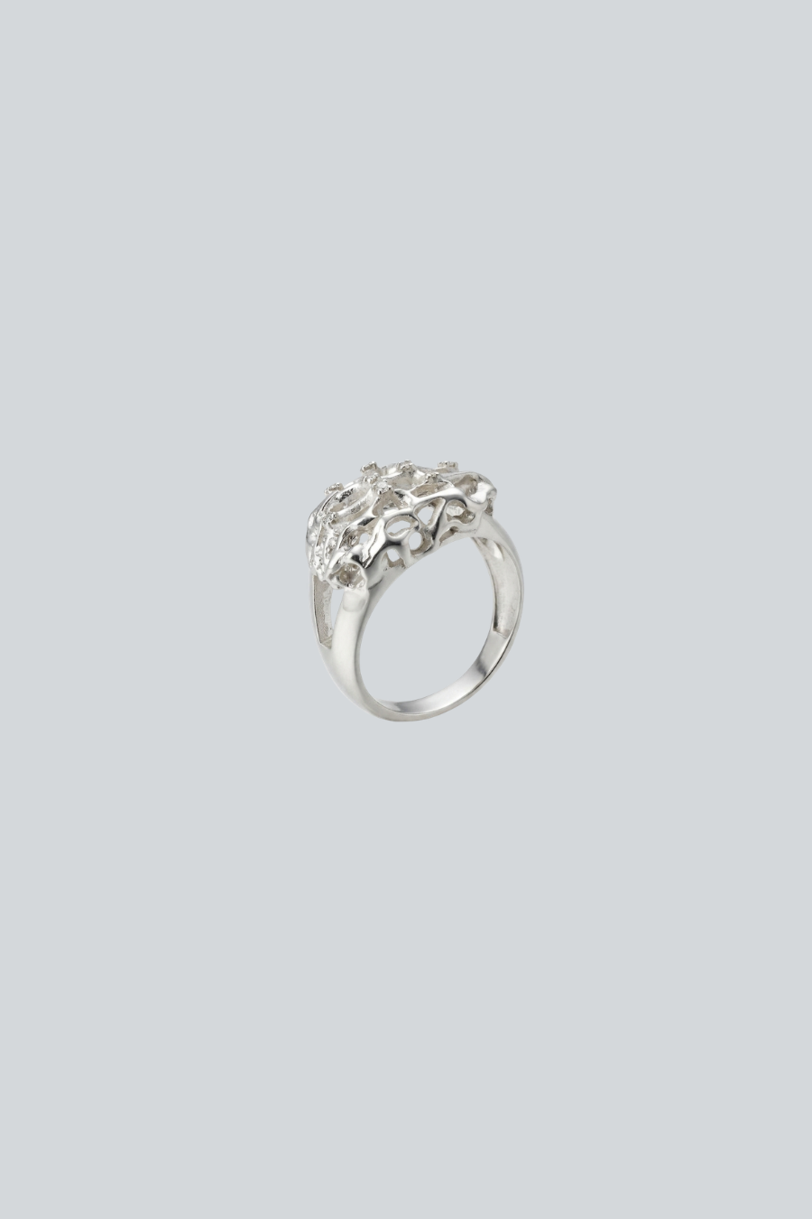Anillo Thuban de Astrid Wear en plata .925 con ocho diamantes