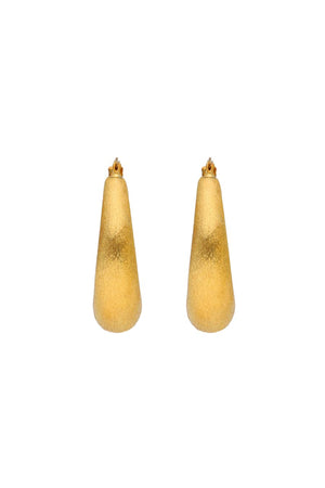 Aretes mate de oro con base ancha UGGA Juliet Aurel