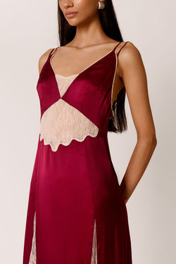 VESTIDO ALCAZAR IN MADDER