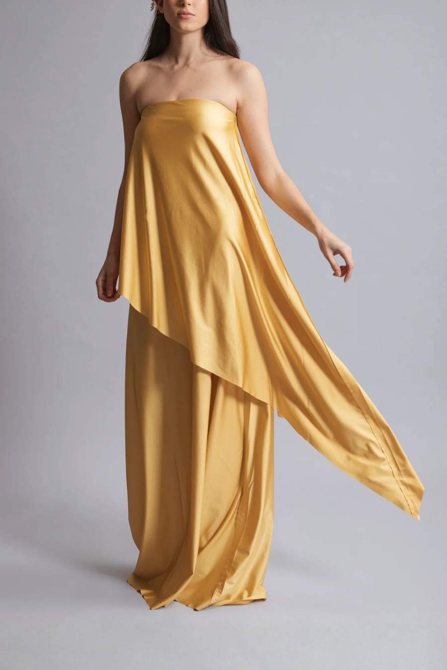 VESTIDO LARGO AURA ORO