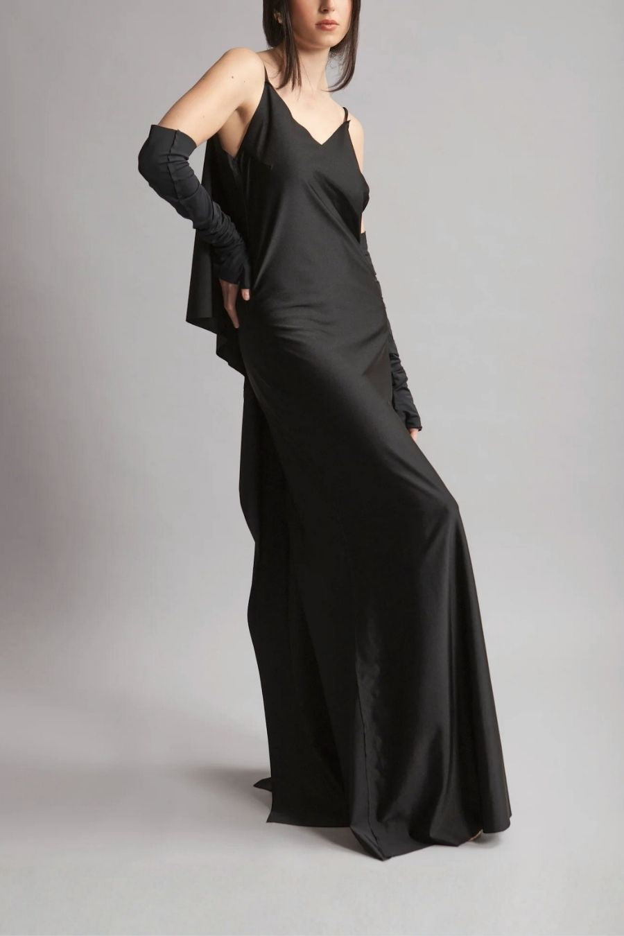 VESTIDO LARGO FLY NEGRO
