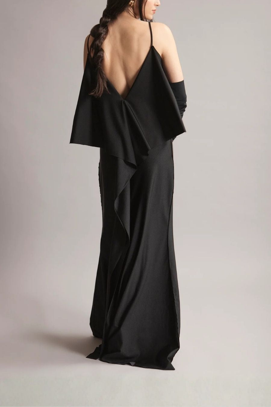 VESTIDO LARGO FLY NEGRO