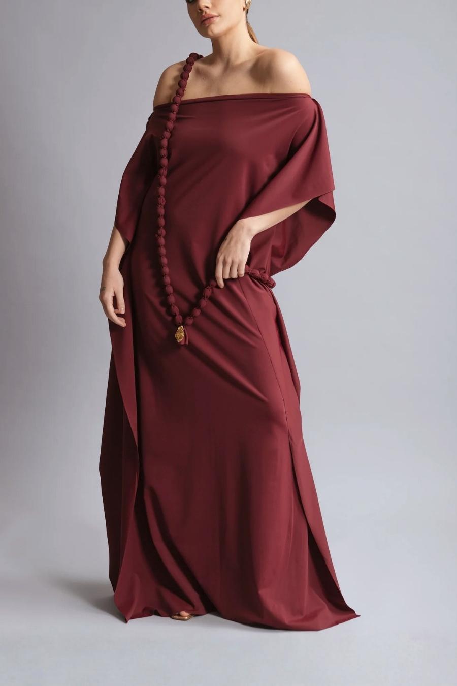 VESTIDO KAFTAN SENDA TINTO