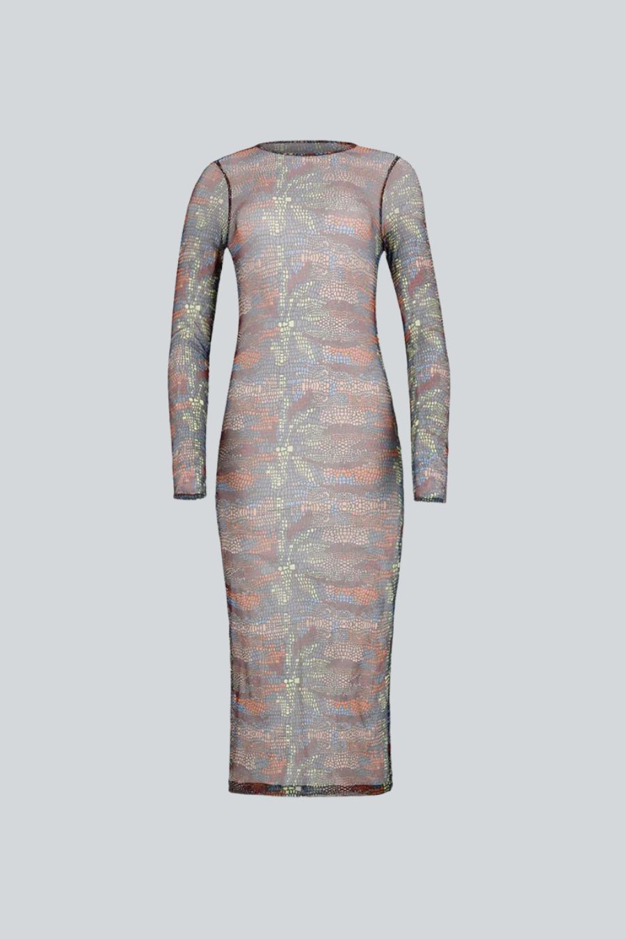 VESTIDO LARGO DAFNE CAMALEON