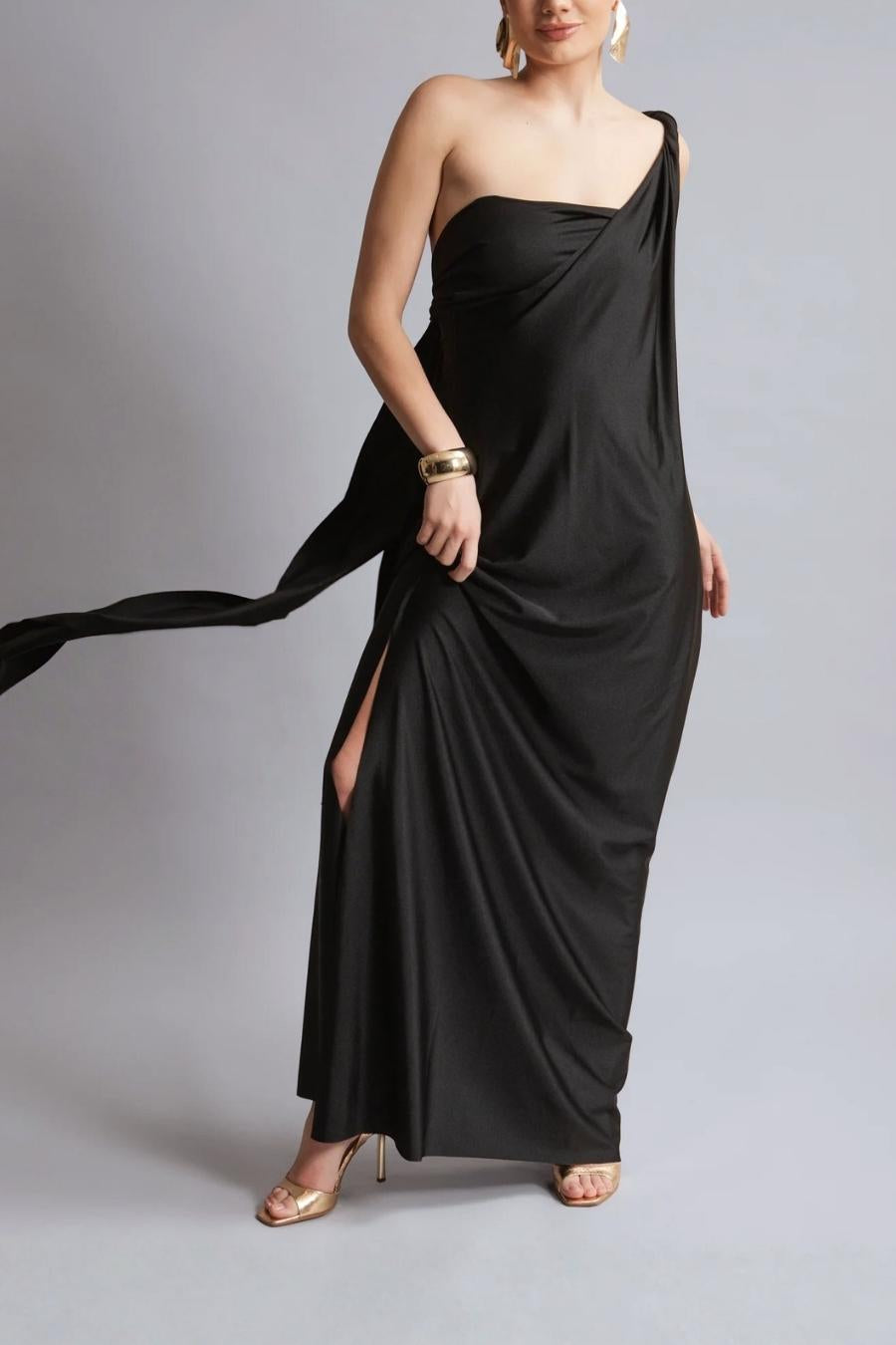 VESTIDO LARGO LU NEGRO