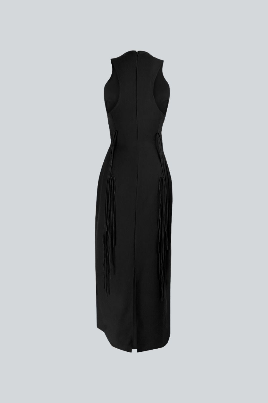 VESTIDO MIDI FRINGED