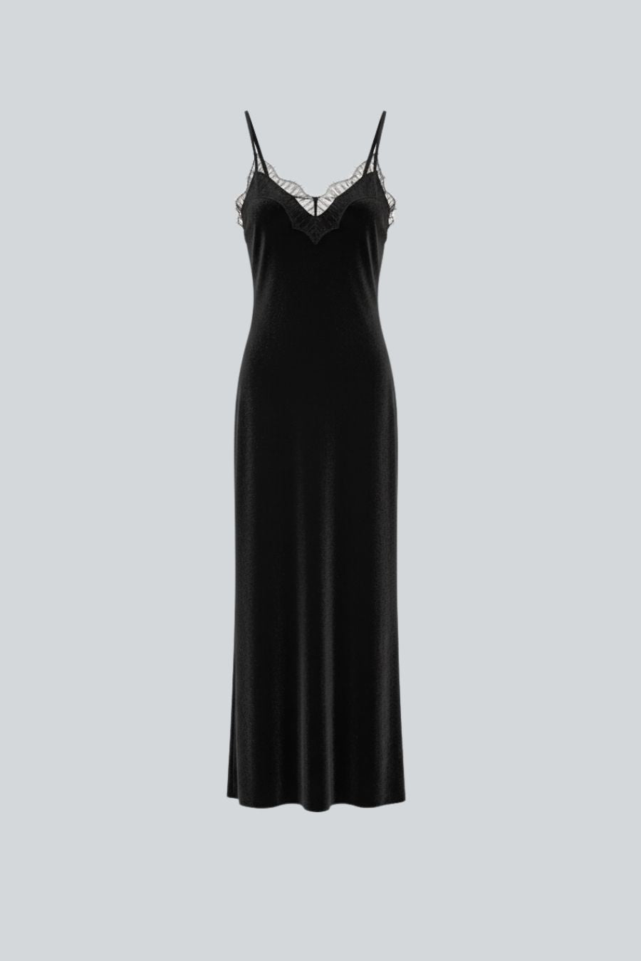VESTIDO MIDI GALA NEGRO
