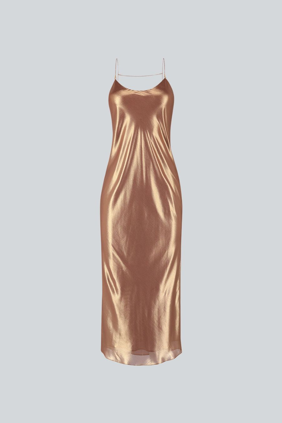 VESTIDO MIDI LAME