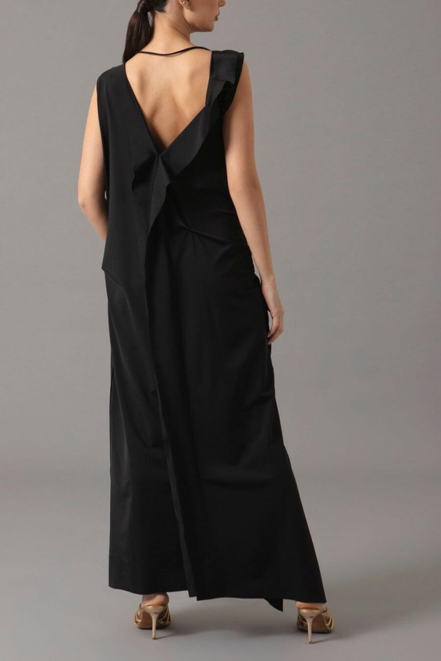 VESTIDO LARGO OLANES