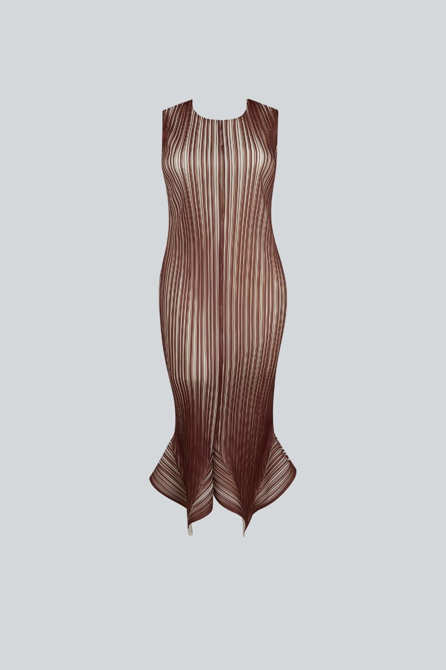 vestido midi café